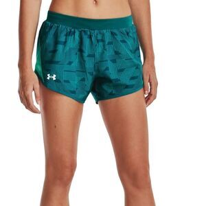 Under Armour UA Women’s Fly By 2.0 Running Shorts | Dark Jade Green | Size XXL